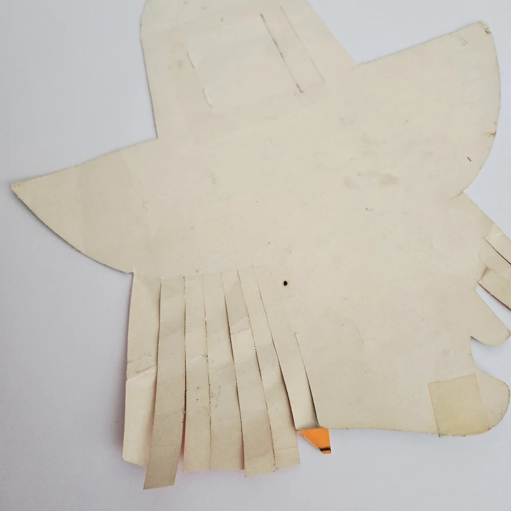 Vintage Halloween Die Cut Paper Wall Decorations Neon Witch Moon 70s Lot of 2